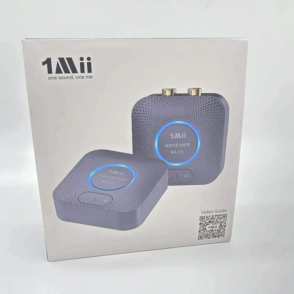 1Mii 2.4GHz Wireless Audio Transmitter Receiver Set 262ft Range Low Latency TV
